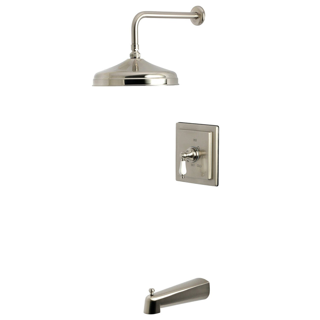 Demure Single-Handle Pressure Balanced Tub and Shower Faucet