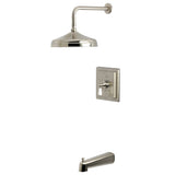 Demure Single-Handle Pressure Balanced Tub and Shower Faucet