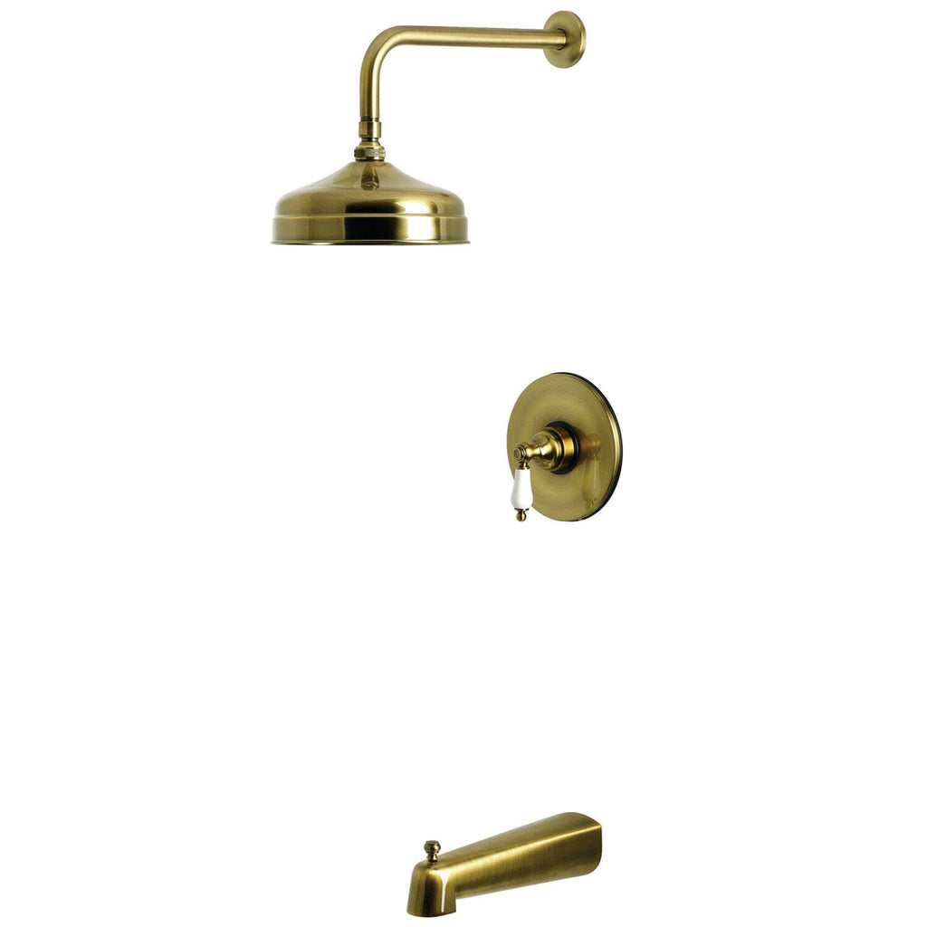 Demure Single-Handle Pressure Balanced Tub and Shower Faucet