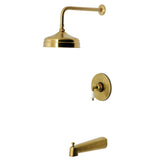 Demure Single-Handle Pressure Balanced Tub and Shower Faucet