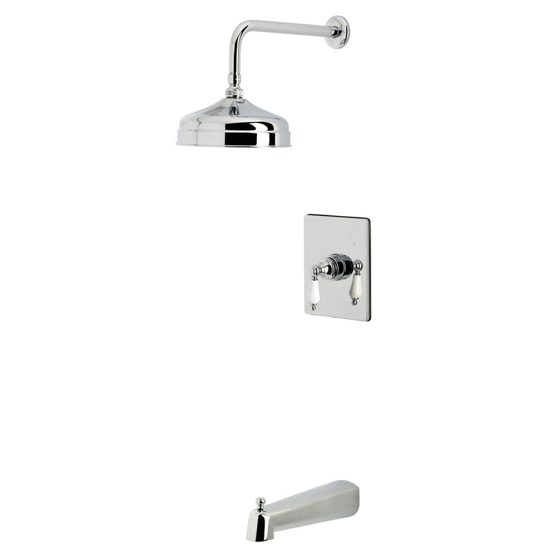 Demure Single-Handle Pressure Balanced Tub and Shower Faucet