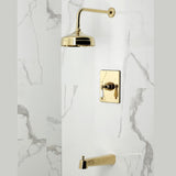 Demure Single-Handle Pressure Balanced Tub and Shower Faucet