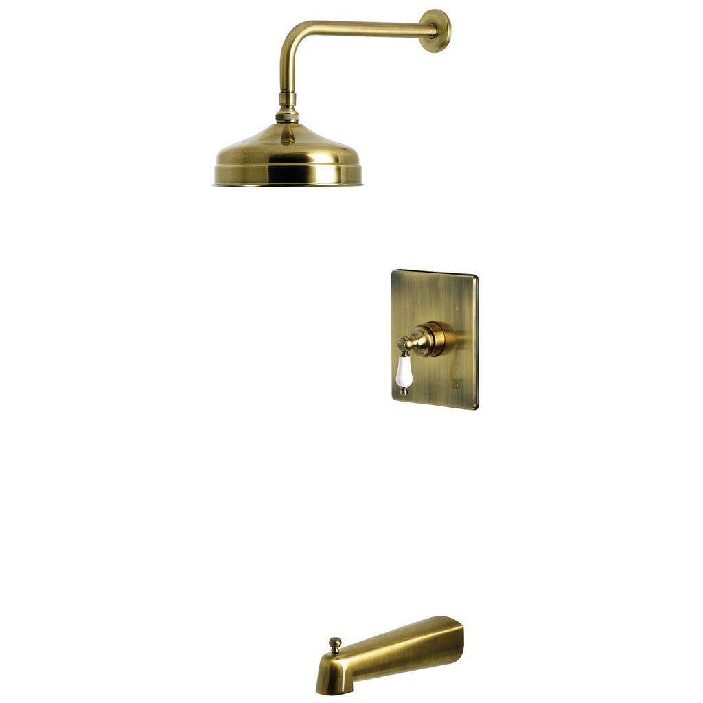 Demure Single-Handle Pressure Balanced Tub and Shower Faucet