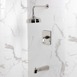 Demure Single-Handle Pressure Balanced Tub and Shower Faucet