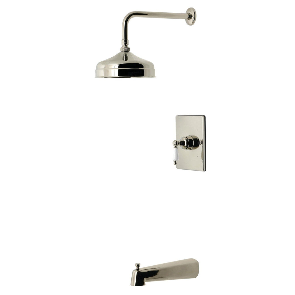 Demure Single-Handle Pressure Balanced Tub and Shower Faucet