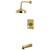 Demure Single-Handle Pressure Balanced Tub and Shower Faucet