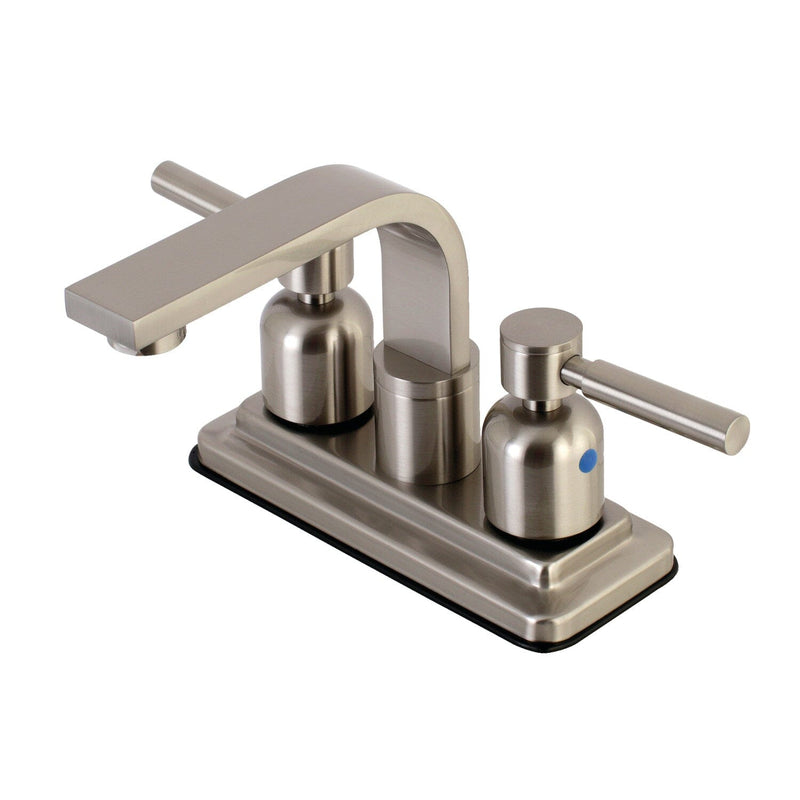 Concord Double-Handle 3-Hole Deck Mount 4-Inch Centerset Bathroom Faucet with Push-Up Pop-Up