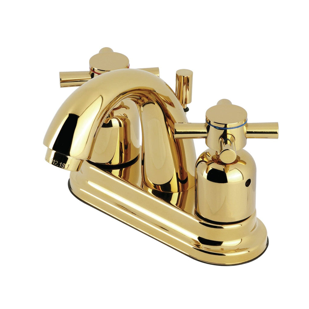 Concord Double-Handle 3-Hole Deck Mount 4-Inch Centerset Bathroom Faucet with Pop-Up Drain