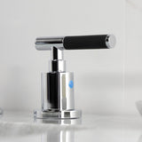 Kaiser Two-Handle 3-Hole Deck Mount Widespread Bathroom Faucet with Retail Pop-Up Drain