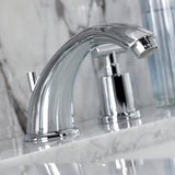 Manhattan Two-Handle 3-Hole Deck Mount Widespread Bathroom Faucet with Retail Pop-Up Drain