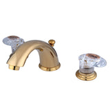 Magellan Two-Handle 3-Hole Deck Mount Widespread Bathroom Faucet with Retail Pop-Up Drain