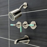Kaiser Triple-Handle Tub and Shower Faucet