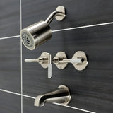 Kaiser Triple-Handle Tub and Shower Faucet
