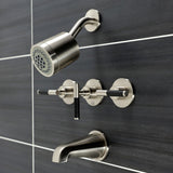 Kaiser Triple-Handle Tub and Shower Faucet