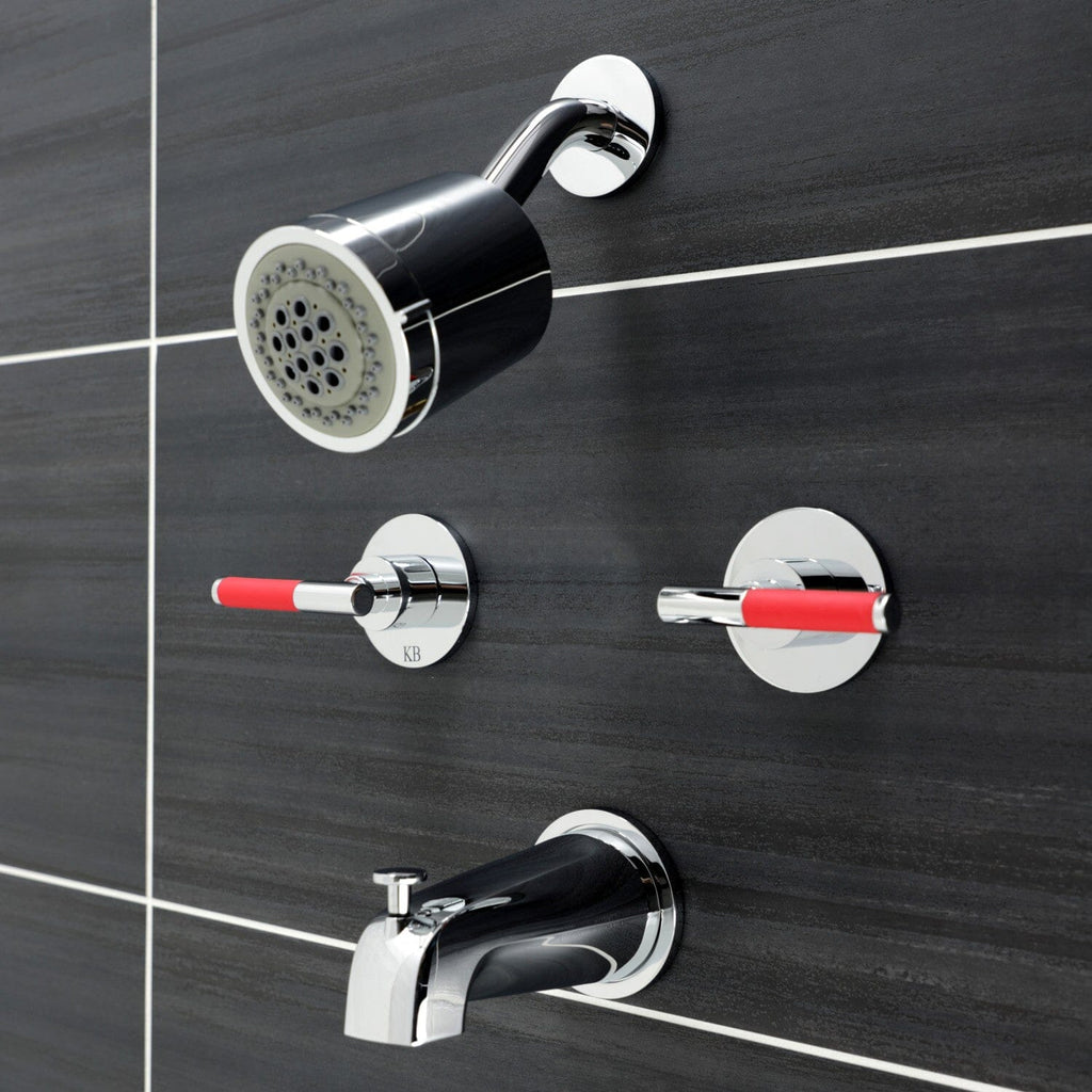 Kaiser Double-Handle Tub and Shower Faucet