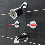 Kaiser Double-Handle Tub and Shower Faucet