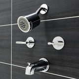 Kaiser Double-Handle Tub and Shower Faucet
