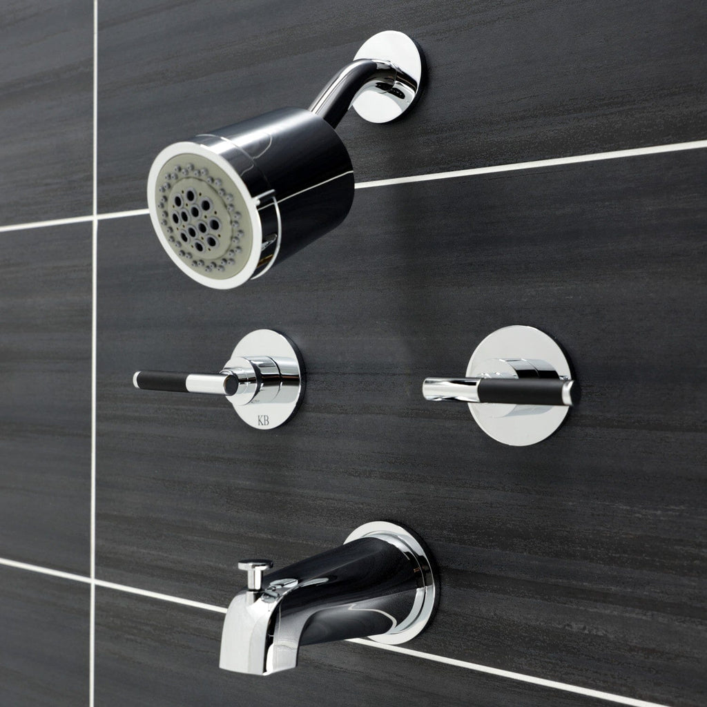Kaiser Double-Handle Tub and Shower Faucet