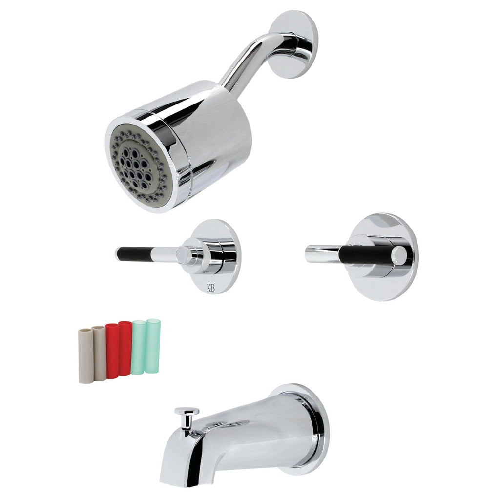 Kaiser Double-Handle Tub and Shower Faucet