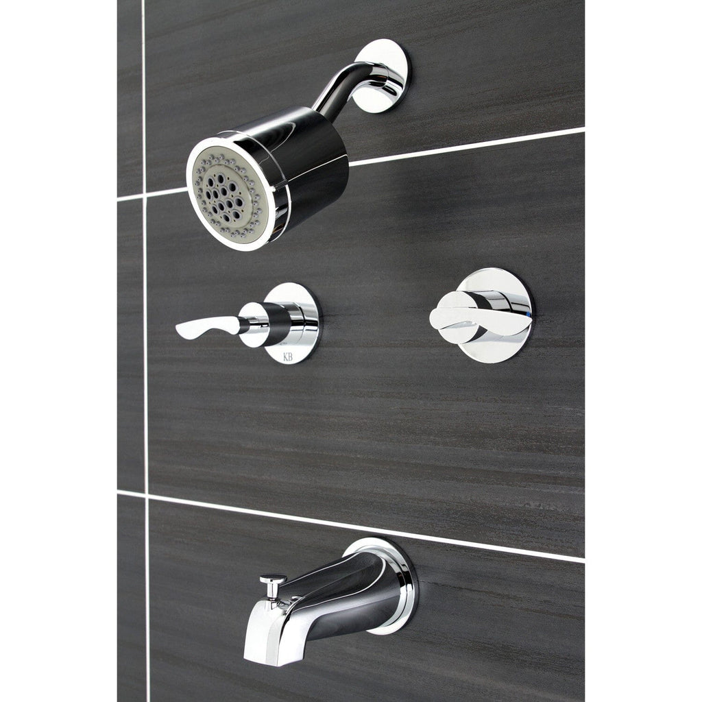 Serena Double-Handle Tub and Shower Faucet