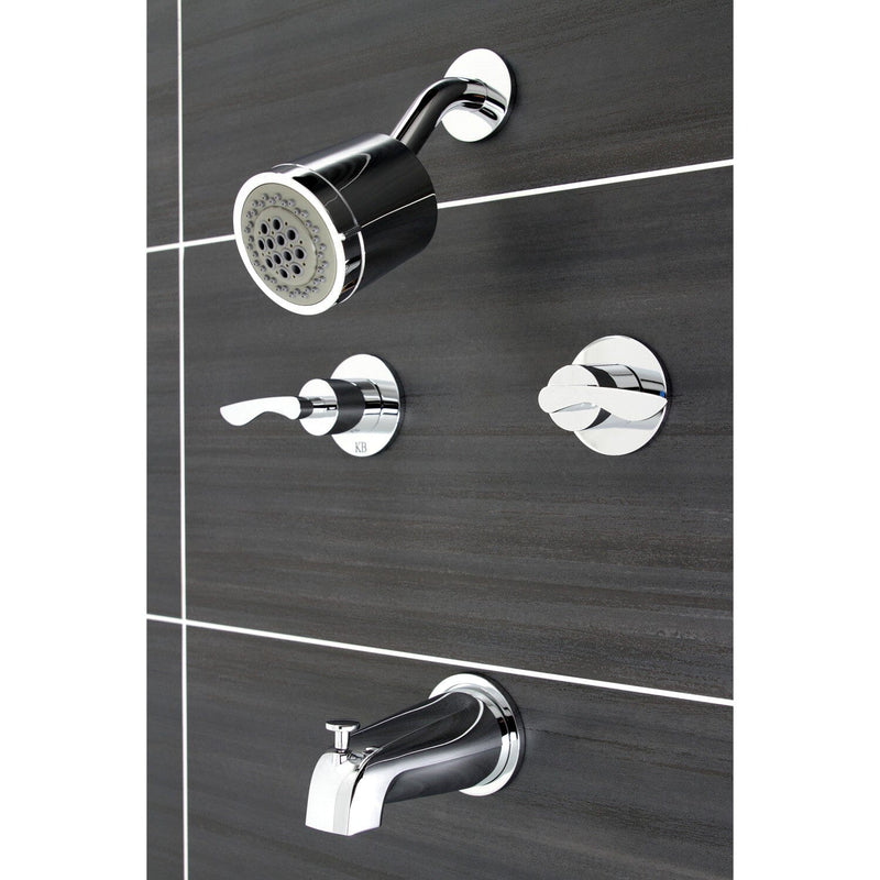 Serena Double-Handle Tub and Shower Faucet