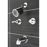 Serena Double-Handle Tub and Shower Faucet