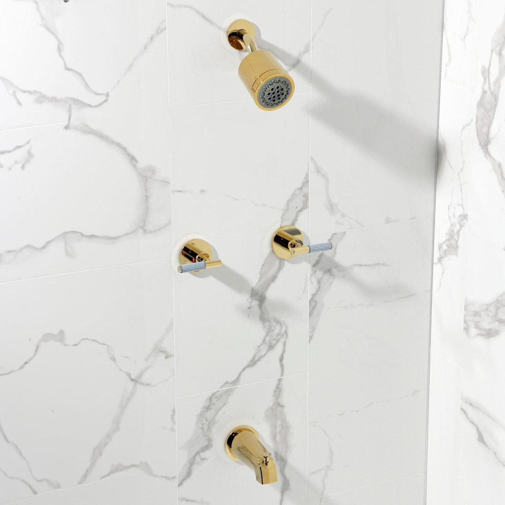 Verona Double-Handle Tub and Shower Faucet