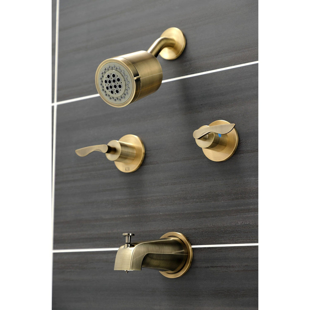 Serena Double-Handle Tub and Shower Faucet
