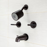 Kaiser Double-Handle Tub and Shower Faucet