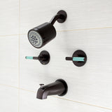 Kaiser Double-Handle Tub and Shower Faucet