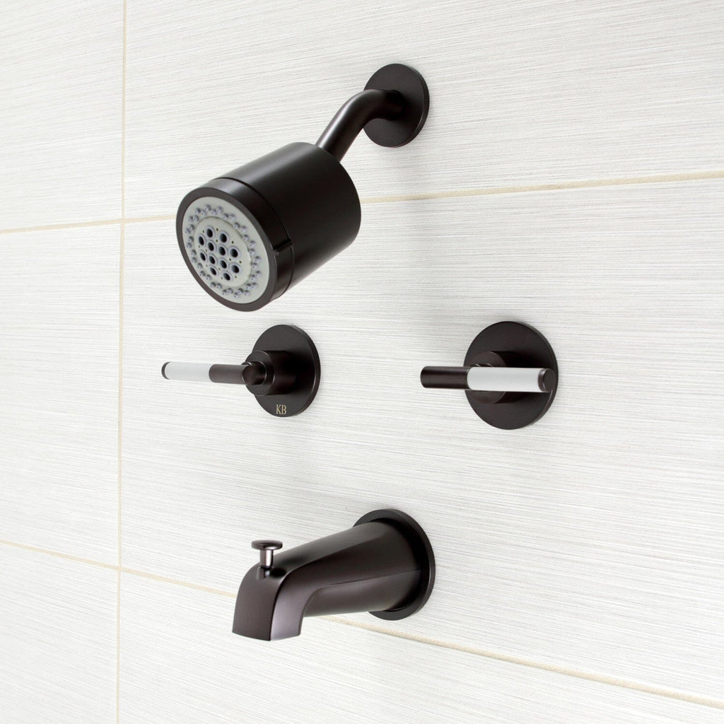 Kaiser Double-Handle Tub and Shower Faucet