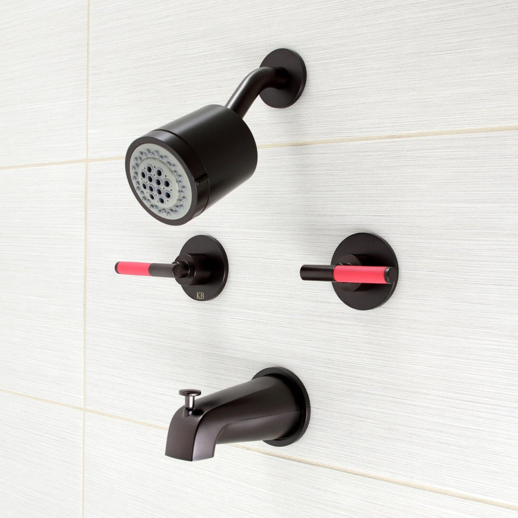 Kaiser Double-Handle Tub and Shower Faucet