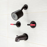 Kaiser Double-Handle Tub and Shower Faucet