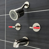 Kaiser Double-Handle Tub and Shower Faucet