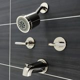 Kaiser Double-Handle Tub and Shower Faucet