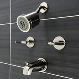 Kaiser Double-Handle Tub and Shower Faucet
