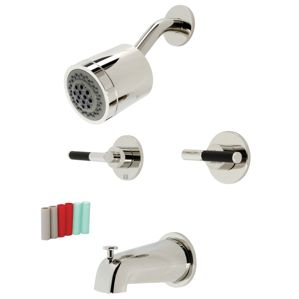 Kaiser Double-Handle Tub and Shower Faucet