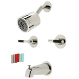 Kaiser Double-Handle Tub and Shower Faucet
