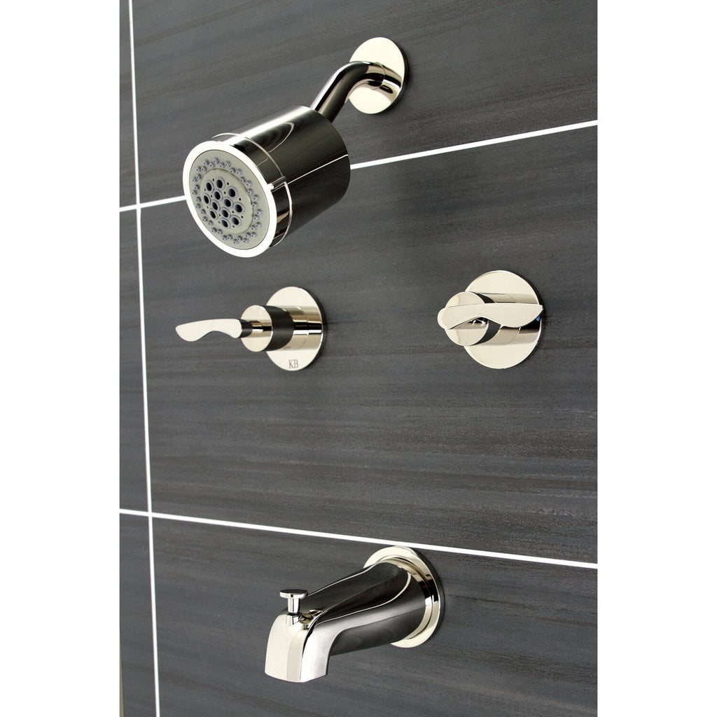 Serena Double-Handle Tub and Shower Faucet