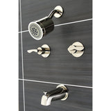 Serena Double-Handle Tub and Shower Faucet