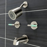 Kaiser Double-Handle Tub and Shower Faucet