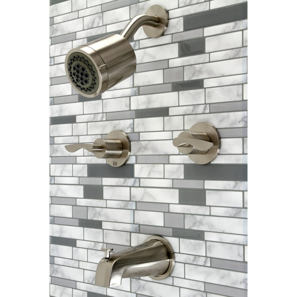 Serena Double-Handle Tub and Shower Faucet