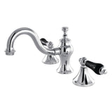 Duchess Two-Handle 3-Hole Deck Mount Widespread Bathroom Faucet with Brass Pop-Up