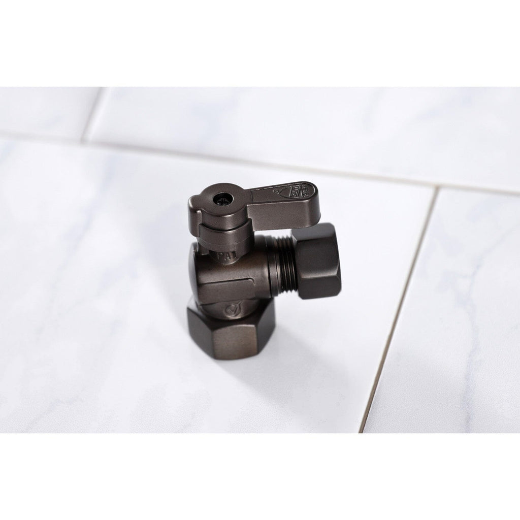 1/2-Inch FIP x 1/2-Inch O.D. Comp Quarter-Turn Angle Shut-Off Valve