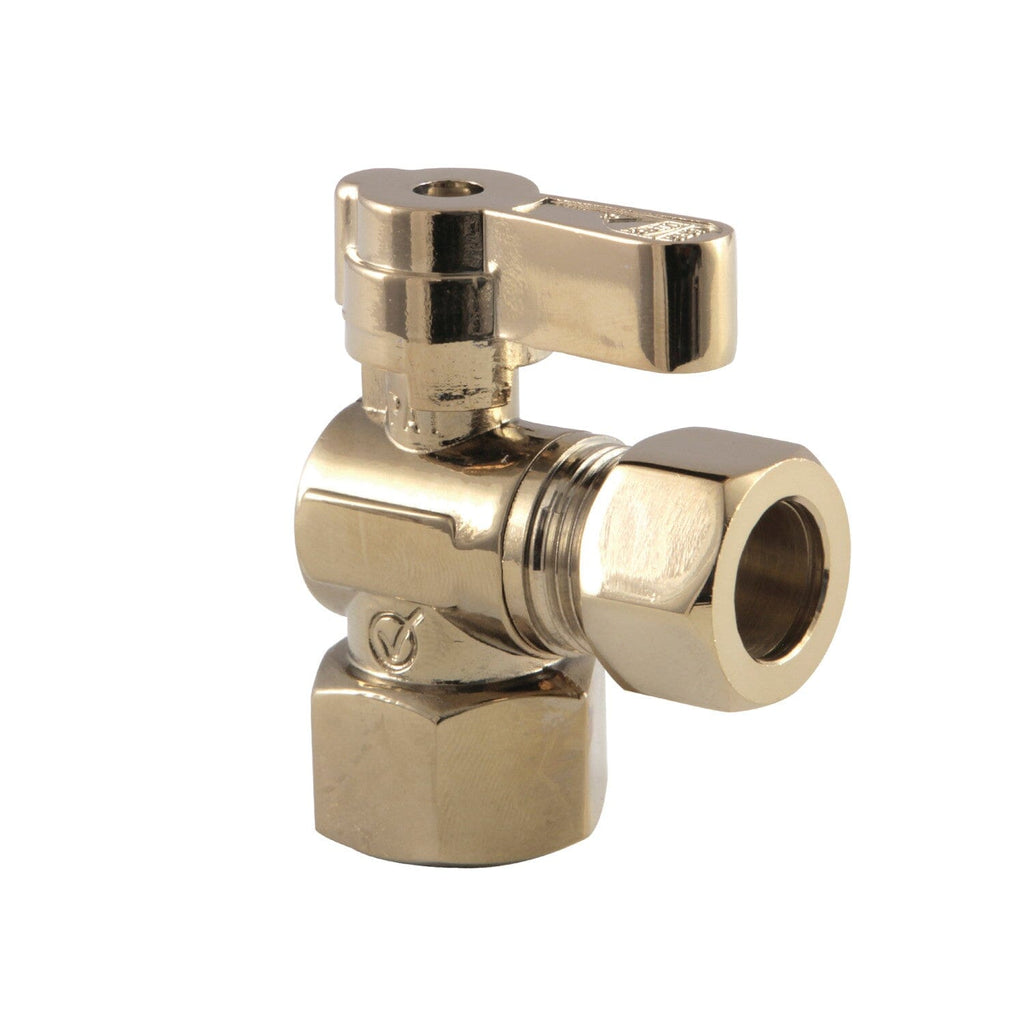 1/2-Inch FIP x 1/2-Inch O.D. Comp Quarter-Turn Angle Shut-Off Valve