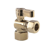 1/2-Inch FIP x 1/2-Inch O.D. Comp Quarter-Turn Angle Shut-Off Valve