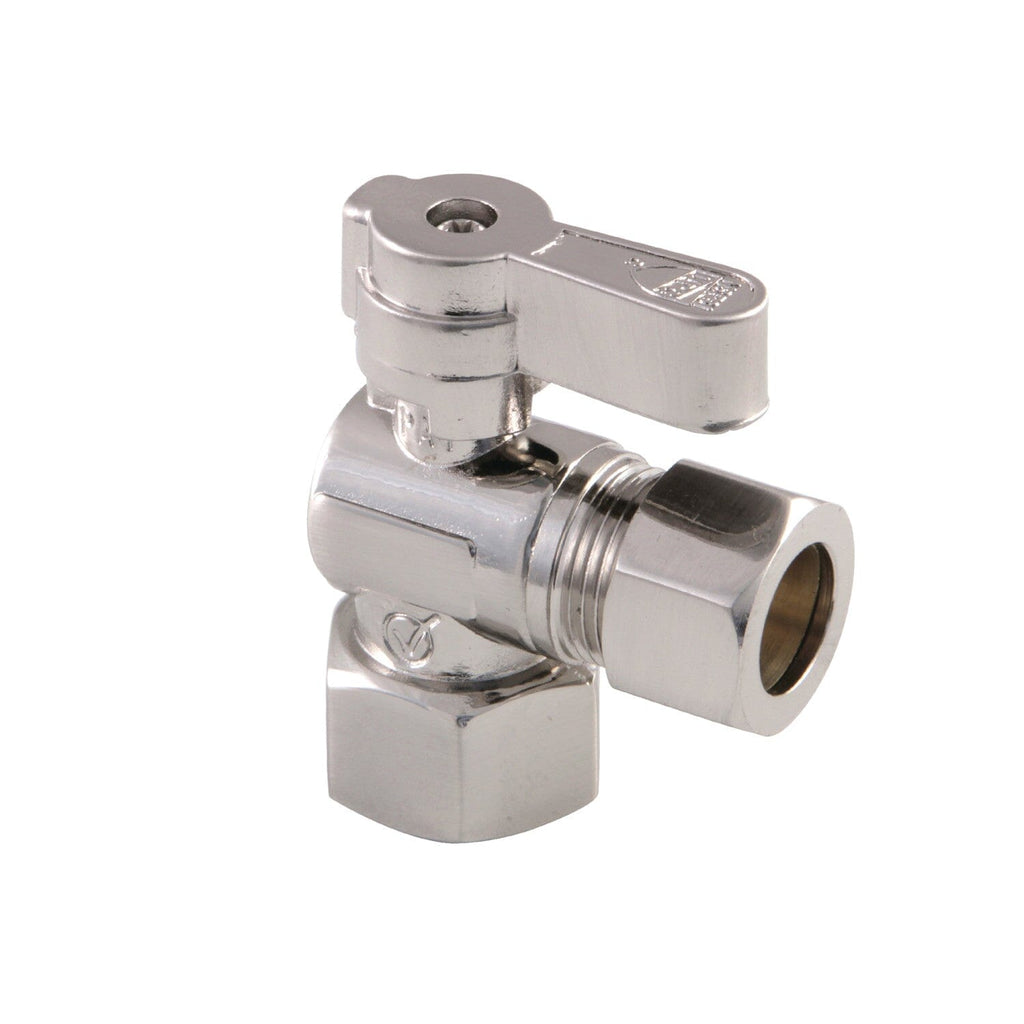 1/2-Inch FIP x 1/2-Inch O.D. Comp Quarter-Turn Angle Shut-Off Valve