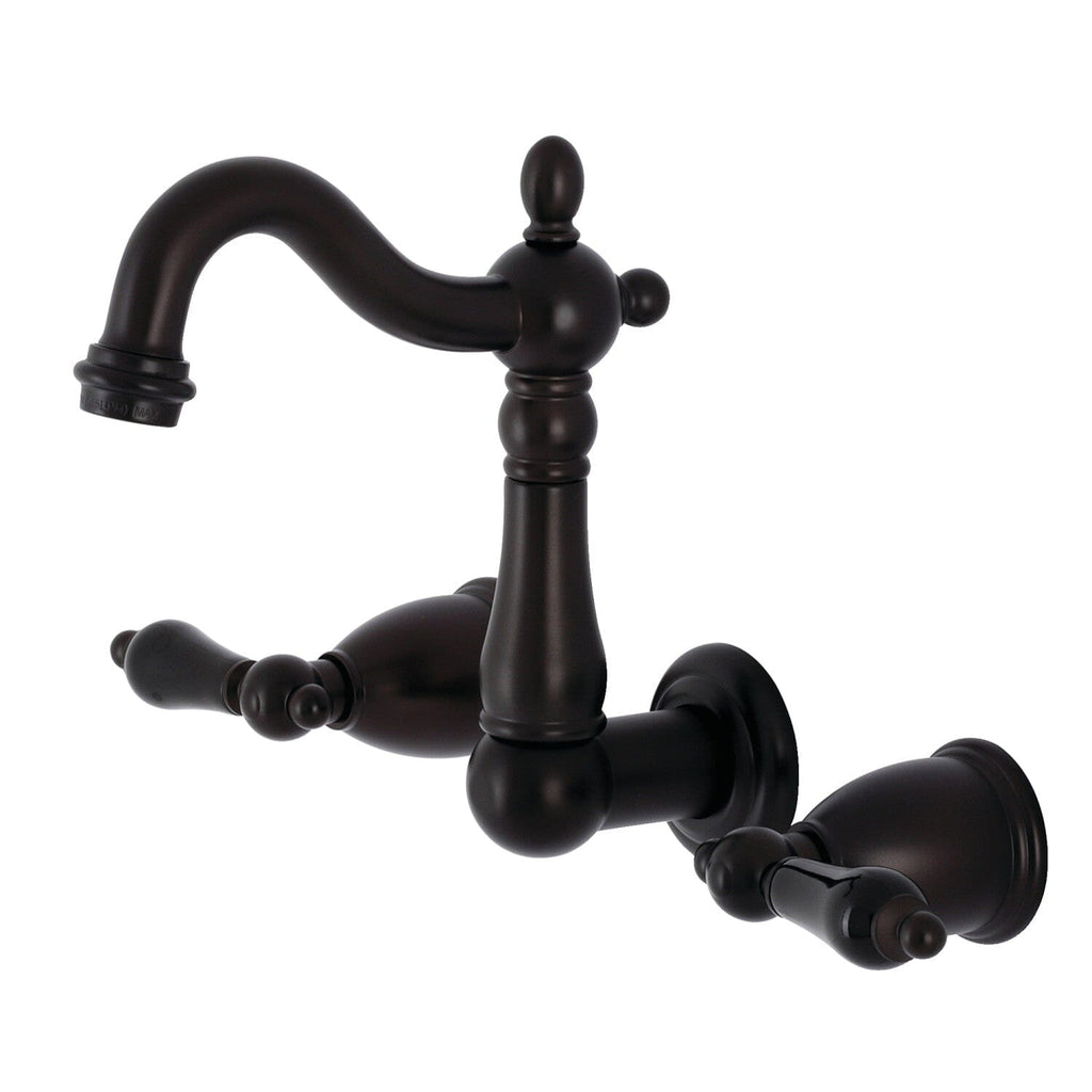 Duchess Double-Handle 3-Hole Wall Mount Bathroom Faucet