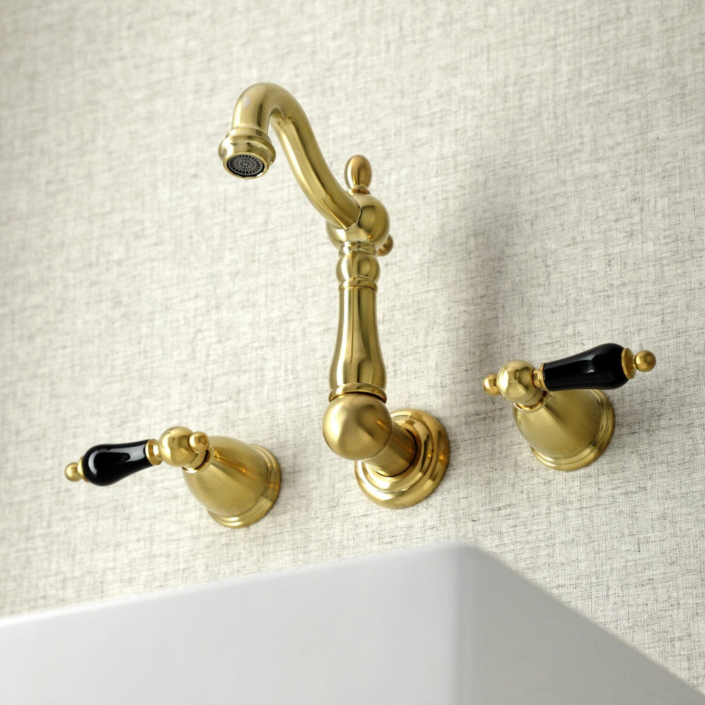 Duchess Double-Handle 3-Hole Wall Mount Bathroom Faucet