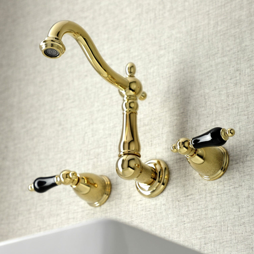 Duchess Double-Handle 3-Hole Wall Mount Bathroom Faucet